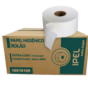 PAPEL HIGIENICO FOLHA DUPLA C/8 ROLOS 200M | IPEL