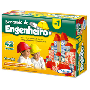 JOGO BRINCANDO DE ENGENHEIRO Nº 1 42 PÇS | XALINGO